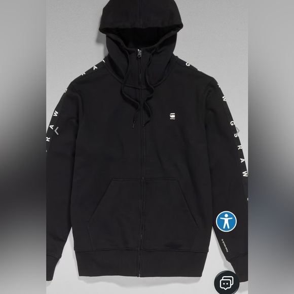 G-Star Raw Zip Hoodie. Size L - Picture 3 of 14